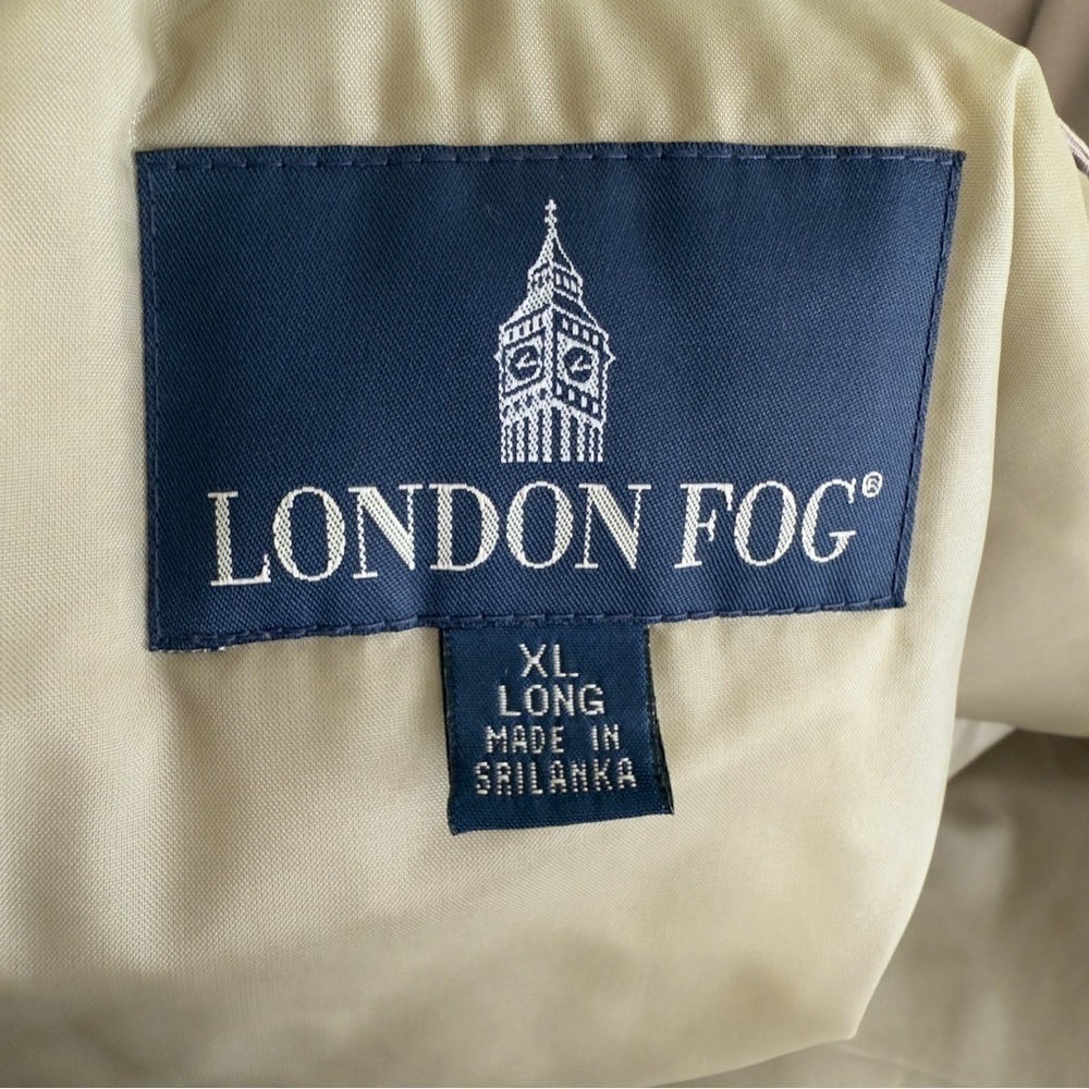 Men’s Vintage 90’s London Fog Insulated Trench Rain Coat - Picture 10 of 10